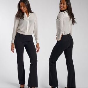 BETABRAND Black Dress Pant Yoga Pants 1XL Regular